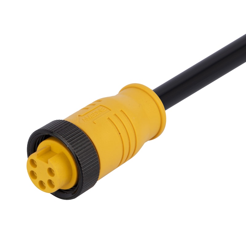 Automation 7/8“-16UNF Mini Change 5Pin Female Connector Straight Pre-molded Cable