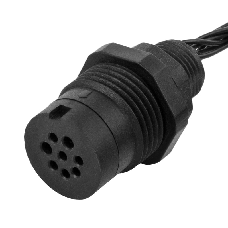 4+1 PIN, Watertight connector, female, Degree of protection:450M(Water depth)